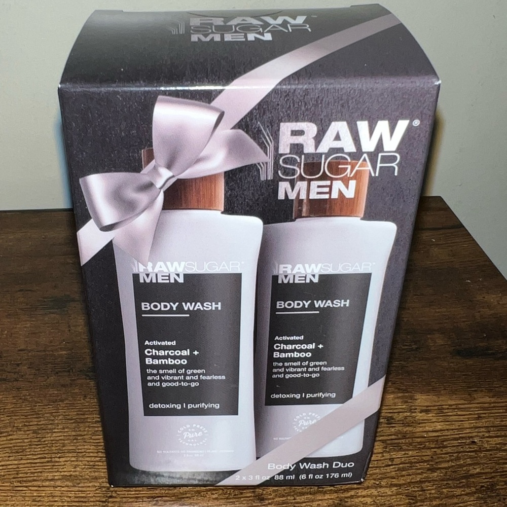Raw Sugar Mens Body Wash Kit